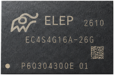 ELEPCHIP DDR4 芯片正面图